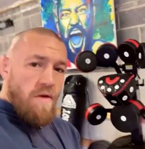 Conor McGregor using the boxmaster boxing machine